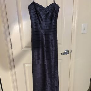 BCBGMAXAZRIA Tiered Strapless Corset Gown